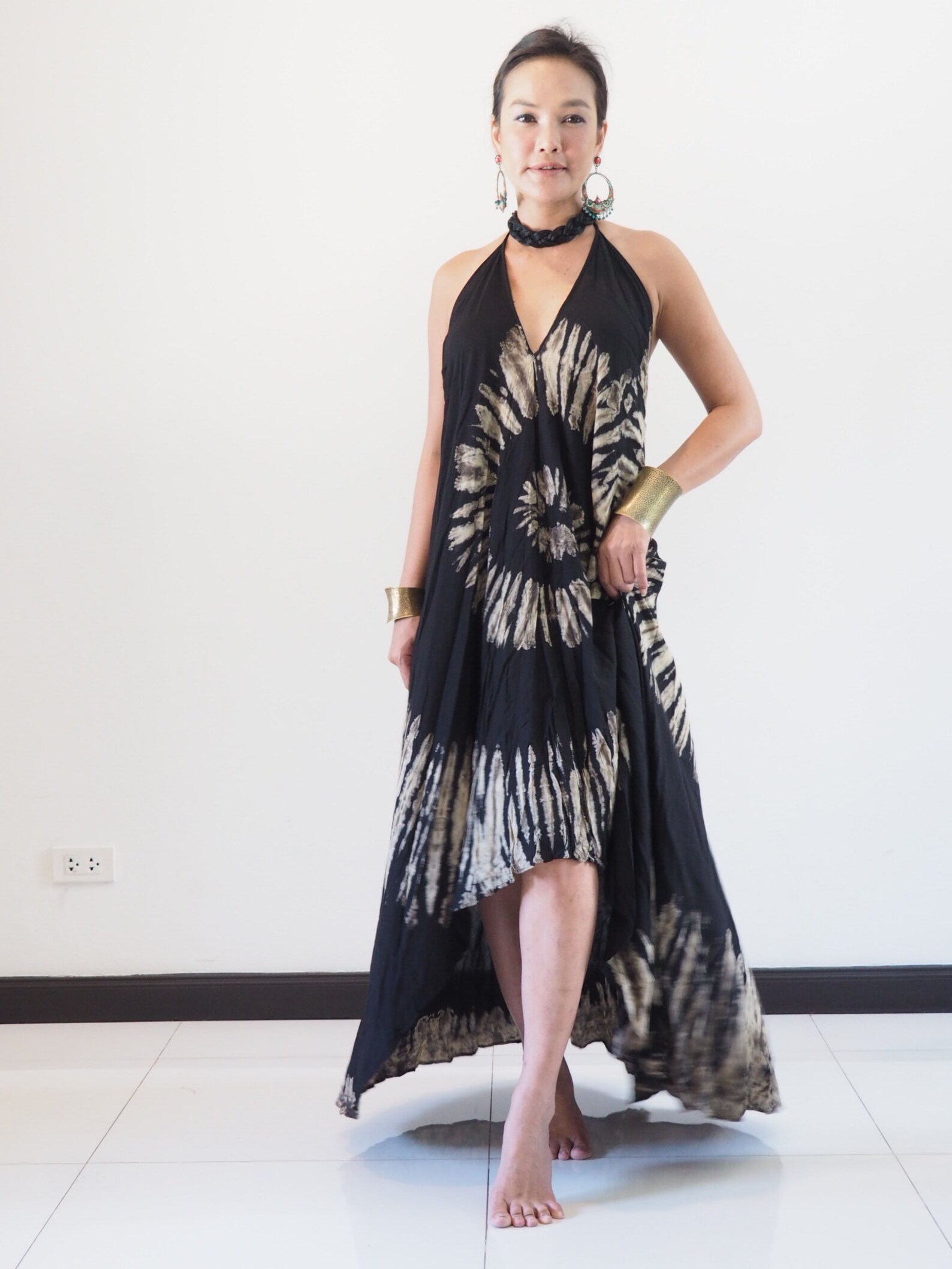 Tie Dye Dress Long Dress.maxi Dress boho Dresswoman - Etsy