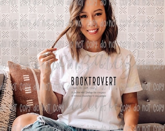 Booktrovert Tee, Buch-Liebhaber-Geschenk