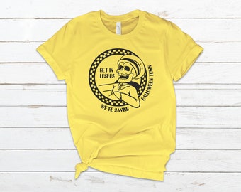 Get In Losers Halloween Town Tee, Spooky Skeleton Shirt