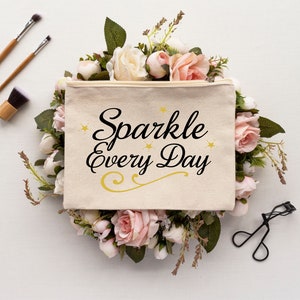 Sparkle everyday make up bag