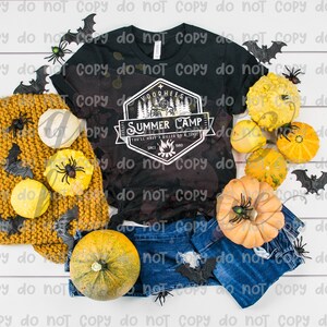 Summer camp tee, Camp Crystal lake tee, scary movie shirt, Friday the 13th tee, horror movie shirt, halloween shirt, horror movie gift