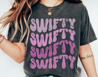 Taylor Swiftie Merch T Shirt Eras Tour Outfit Swifty Shirt Vintage Swifty Gifts Retro Swift Shirt Gift for Her