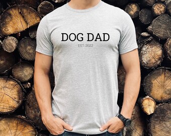 Dog Dad Shirt with Dog Names, Personalized Gift for Dog Dad, Custom Dog Dad Shirt with Pet Names, Dog Owner Shirt, Dog Lover