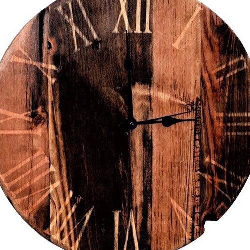 Wine Barrel Wall Clock 20 Wall Clock Made From Refurnished Etsy
