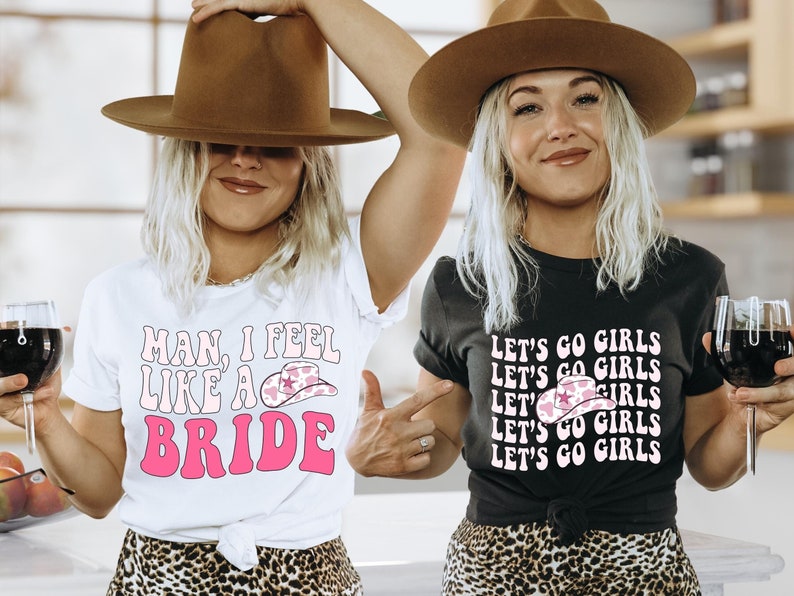 Country Cowgirl Bachelorette Party Shirts image 1