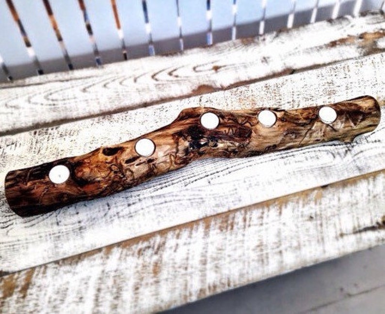 Aspen Log Candle Holder Table Runner Rustic Candleholder Etsy