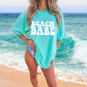 Beach Bachelorette Party Oversized Tees, Miami Bachelorette Shirts, Oversized Beach Shirt for Bride, Beach Babe Shirt Island Reef