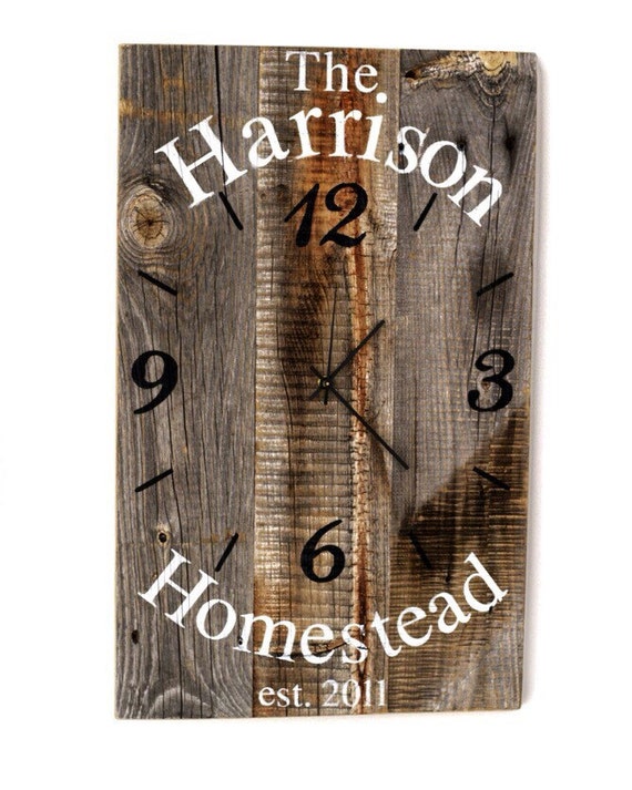 Reclaimed Barnwood Wall Clock Custom Barn Wood Large - Rustic Barn Wood Wall Clock Reclaimed Barnwood Wall Clock Custom Barn Wood Large - Rustic Barn Wood Wall Clock