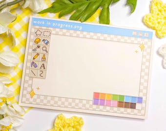 Farbe · A6 Notizblock · Nostalgischer Notizblock · Retro