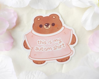 Autismus T-Shirt Aufkleber · wasserdicht matt Vinyl