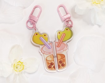 Besteas · Magnetischer Schlüsselanhänger · Acryl BFF Passend · Bubble Tea