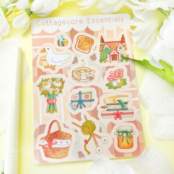 Bristlebearhog Sticker Sheet - Autumn Cozies Bristlebearhog Sticker Sheet - Autumn Cozies