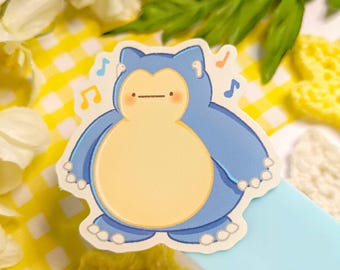 Sleepy Tunes Aufkleber · Wasserdichtes, mattiertes Vinyl