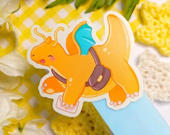 Drachen Lieferung Aufkleber · Wasserdichtes Matt Vinyl