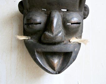 Guere War Mask - Ivory Coast Mask - African Mask - African War Mask - Krahn People Mask - Vintage Tribal Mask - Warrior Mask - Liberia Mask