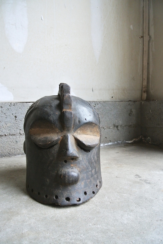 Bwoom Kuba Initiation Mask Kuba Helmet Mask Kuba Dance | Etsy