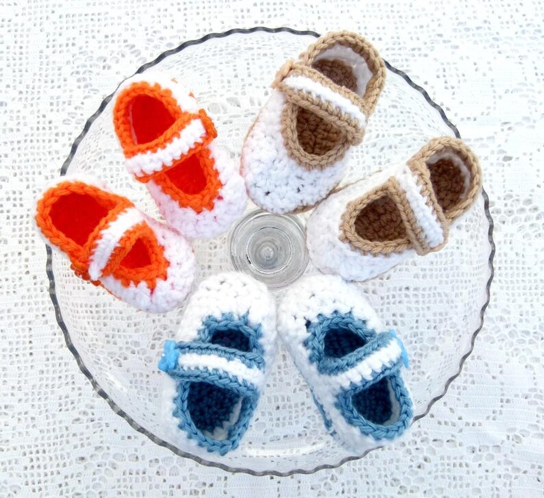 Strap shoes with White Rosettes Red Skid-proofing is available Sweet Mary Janes Soft Shoes Crochet Shoes Baby Girls/' Shoes