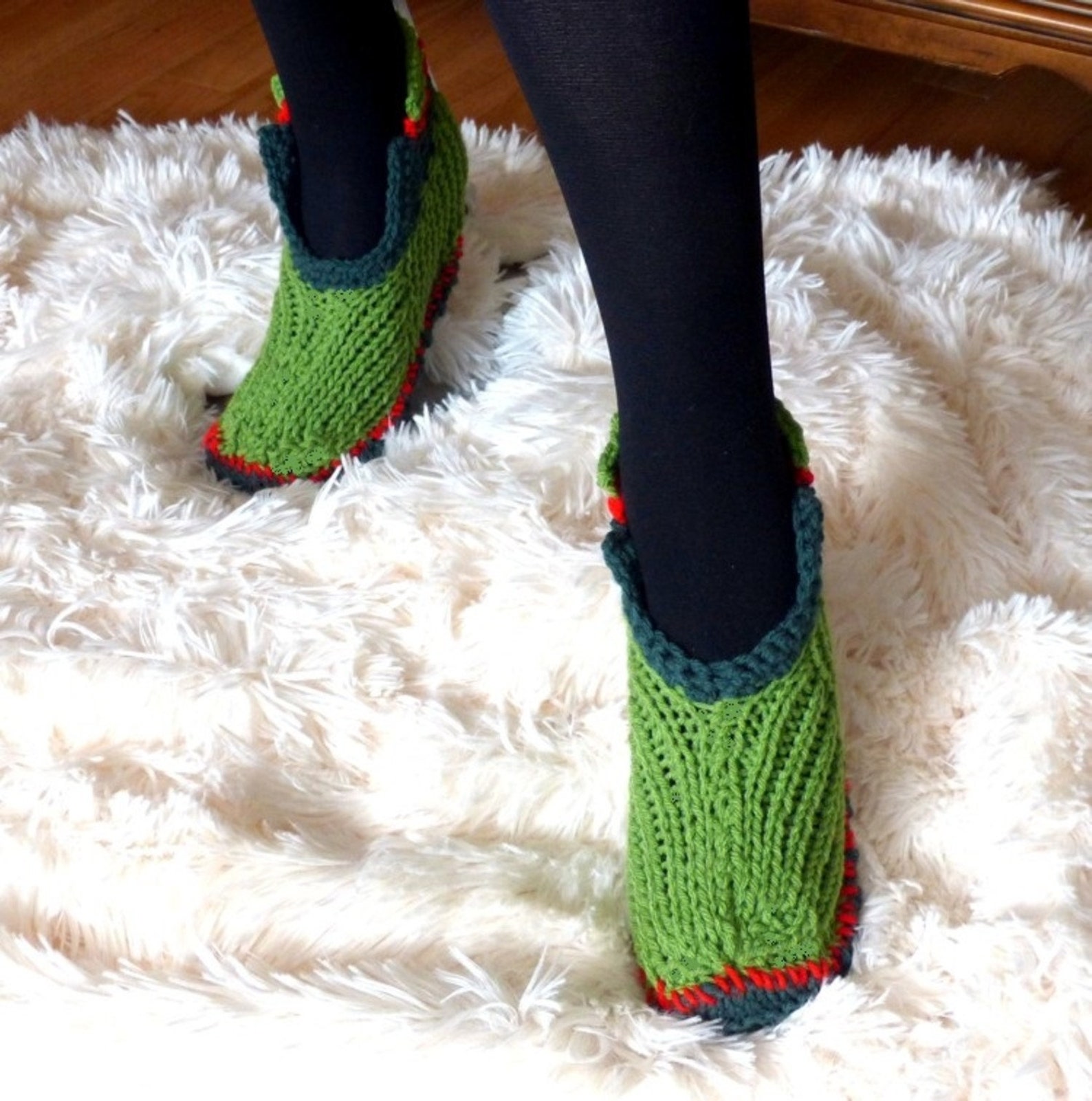 lemon and pepper slippers