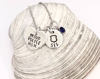 Police Mom Necklace - Etsy