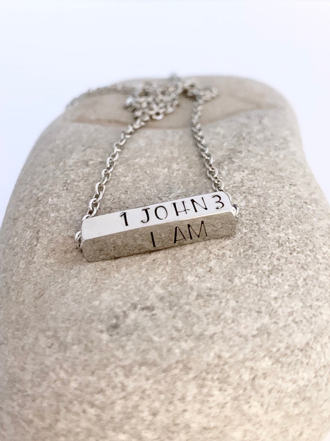 I am a child of God who you say i am christian jewelry bar Etsy