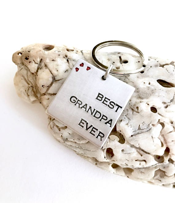 Download Best Grandpa Ever Key Chain Dad Gift Grandfather Gift Gift Etsy