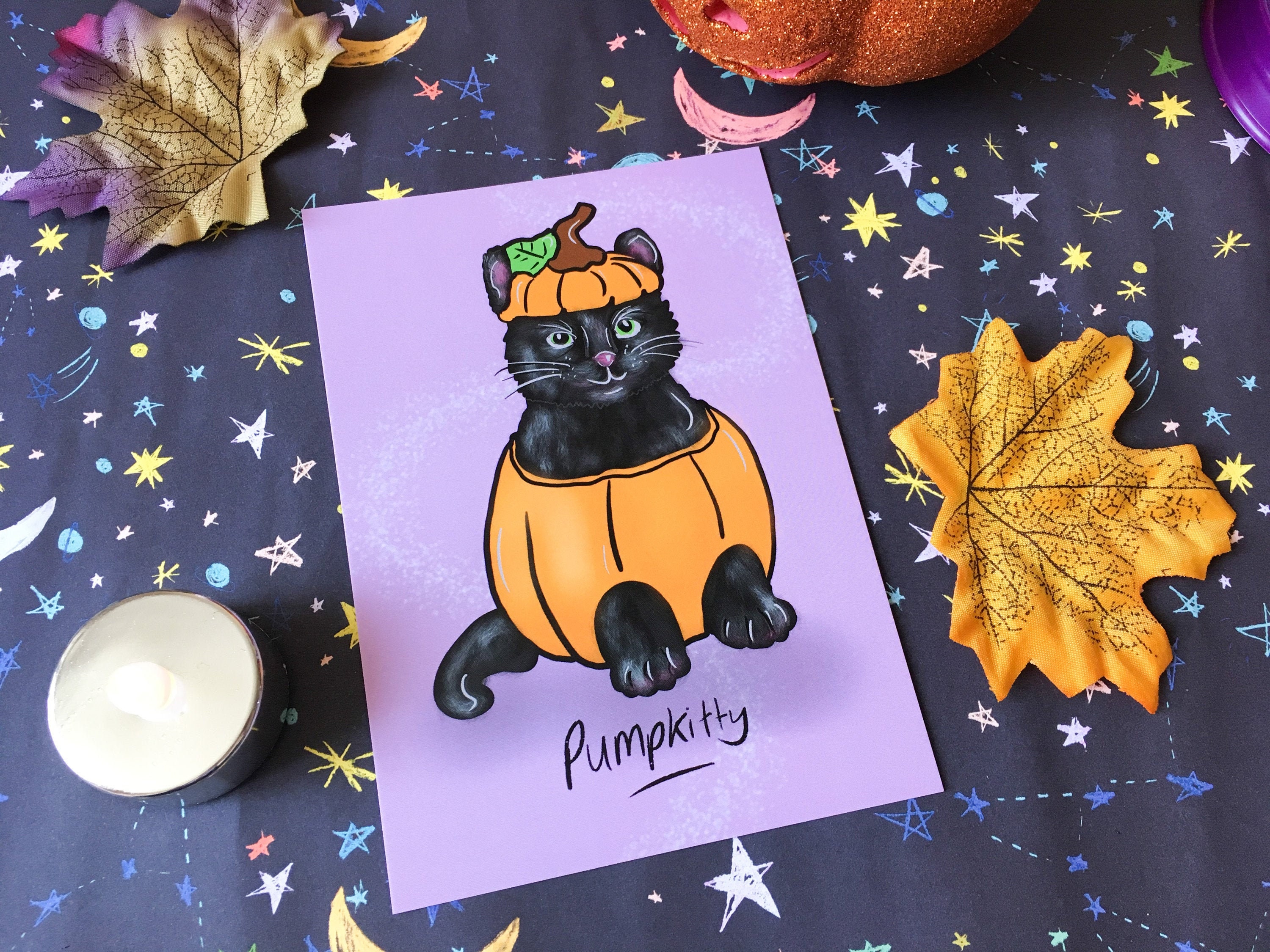 Stationery cat portrait format postcard A6 Postcards etna.com.pe