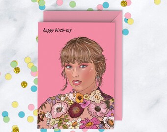 Happy Birth-TAY, Taylor Birthday Card