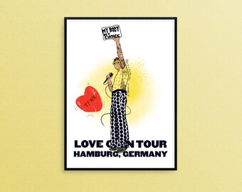 Harry Love on Tour Hamburg Germany Print