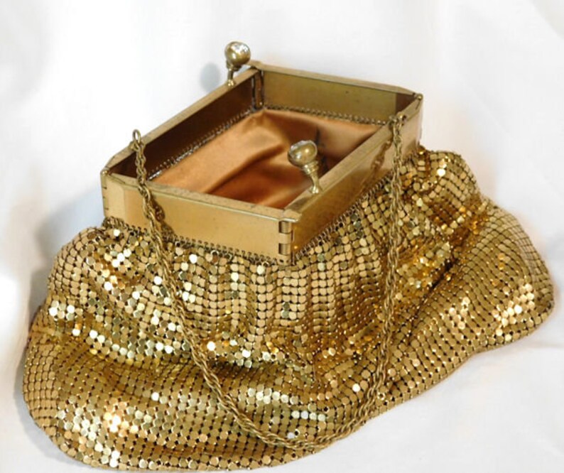gold evening handbag