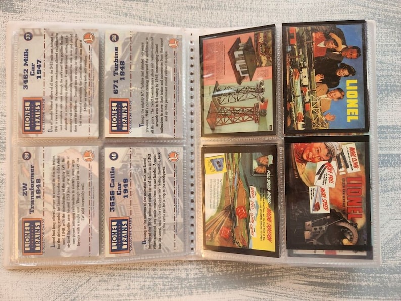 1997 Lionel Legendary Trains Collector Cards With Binder Album
