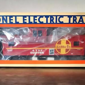 Lionel 6-52102 Sante Fe Extended Vision Caboose, O Gauge, NOS, Lionel Train, Model Train, Vintage Train, Vintage Model T176