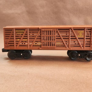 Vintage 70s Lionel 16130 Southern Pacific Lionel Ranch Stock Car 1975 O Gauge Modelo Tren Ferrocarril OBO T017