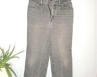 80s Vintage Jeans / Harley Davidson / H-D / Black Jeans / Denim / 30 x 30 / Mens Jeans / Biker Blues / Genuine Motor Clothes / VI652