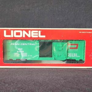 Lionel 6-9749 Penn Central Boxcar, NIB, O Gauge, New Old Stock, Lionel Train, Vintage Model Train, Model Railroading, Vintage Boxcar T229