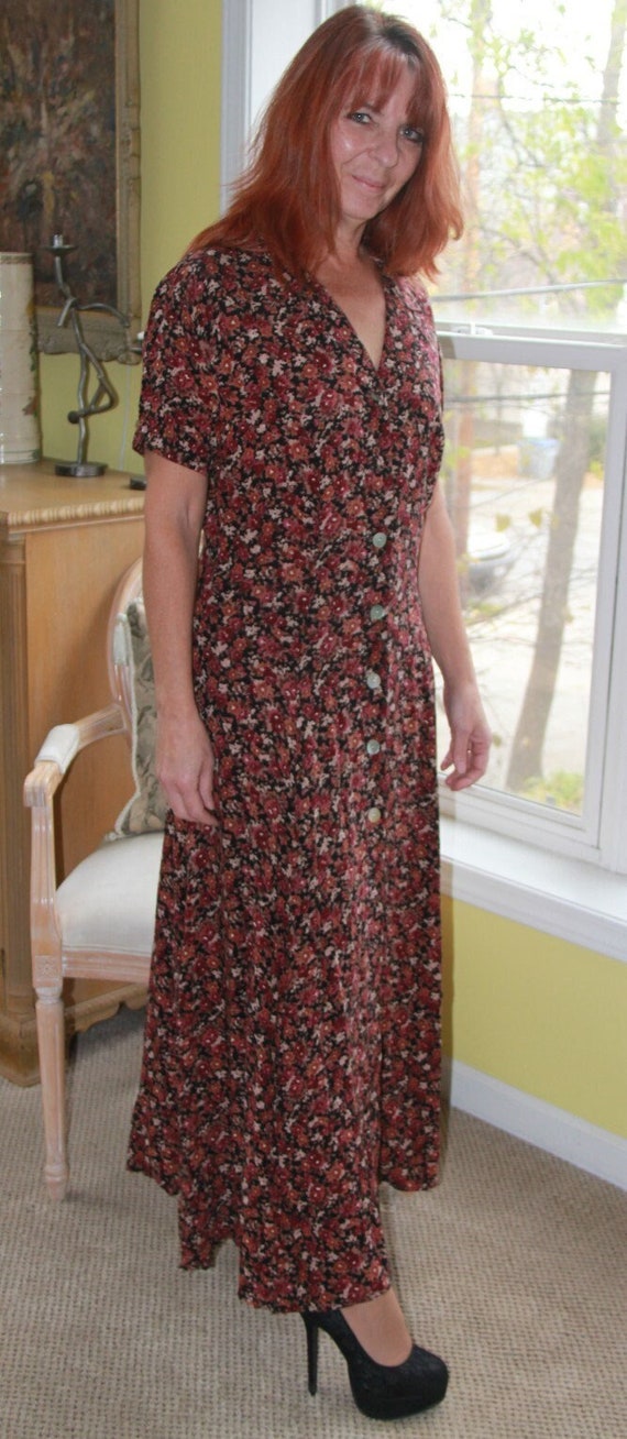 chinese dress ladies Budding Romance Collared Button-Down Dress 3XL main image 0