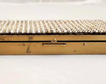 Vintage 1940's Park Sherman Sophisticated Brass Cigarette Case