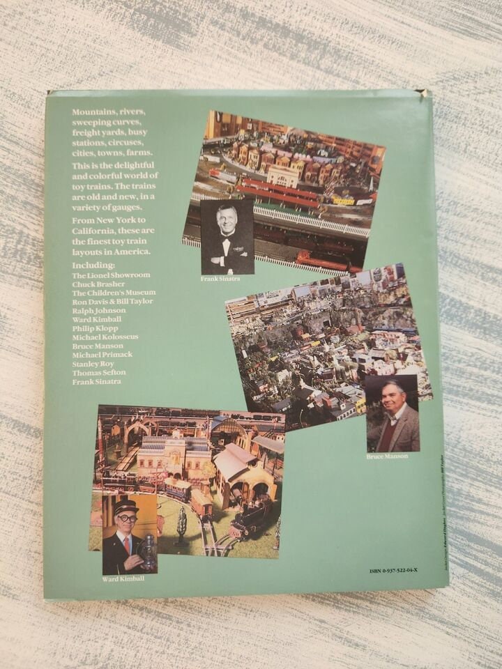 Great Toy Train Layouts of America / Hardcover / Tuohy / 1987 Vintage Book / Lionel