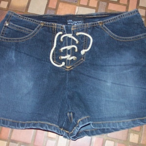 Blue Jean Shorts/Vintage Shorts/Denim Shorts/Stretch Jean Shorts/Stretch Denim/Jean Shorts/Size 5/Womans Shorts/Womans Jean Shorts/JN040