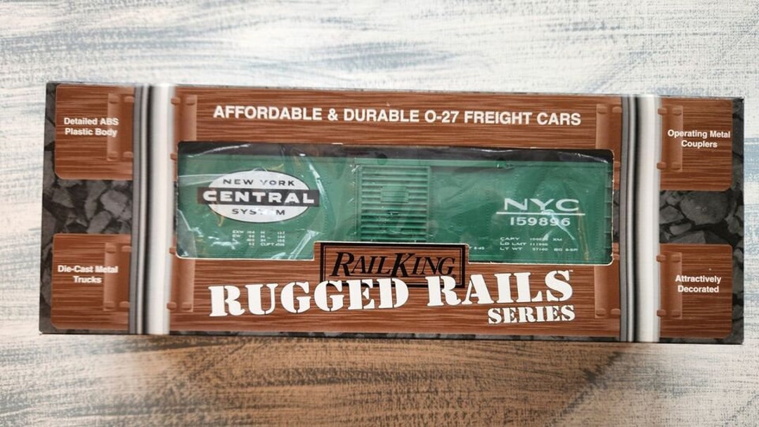Rail King Rugged Rails Series New York Central Single Door Box Car 33 ...