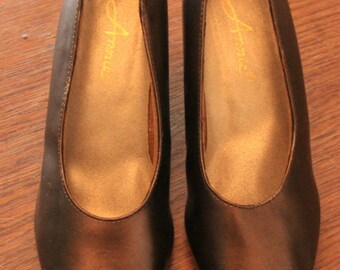 Womans Dress Shoe/Copper Shoes/Copper Heels/Dress Heels/Womans Shoes Size 5/Womans Dress Heel/Vintage Womans Heel SH026