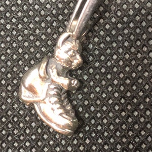 5pc Kitten in a Boot 3-D Sterling Silver Charm set of five image 6