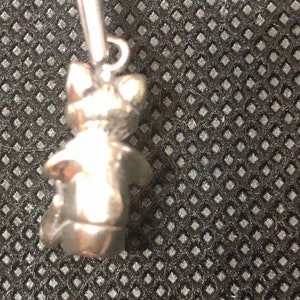 5pc Kitten in a Boot 3-D Sterling Silver Charm set of five image 5