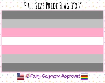 LGBTQA Demigirl Pride Flag