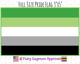 LGBTQA Aromantic Pride Flag