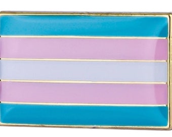 LGBTQA Transgender flag lapel pin