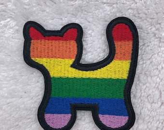LGBTQA  Pride Kitty Rainbow Patch