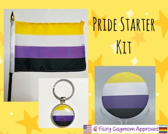 LGBTQA Non-binary Pride Rainbow Starter Kit