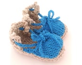 Instant download, Knitting PATTERN for baby turquoise espadrilles PDF file), baby summer sandals, baby sizes, accessories