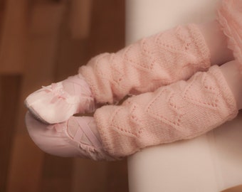 Instant download, Knitting PATTERN for  baby hearted legwarmers (PDF file)