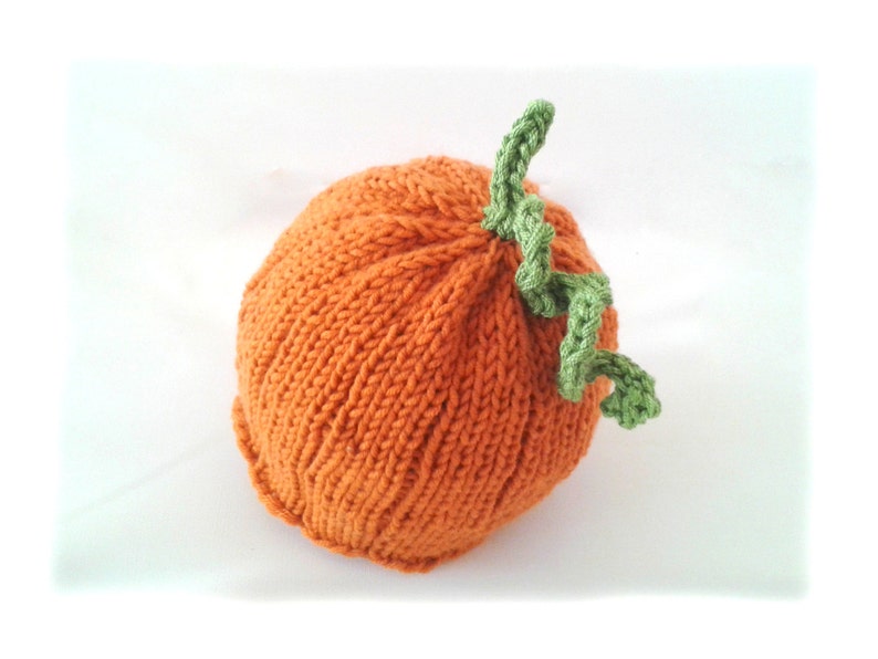 Instant Download Knitting PATTERN for Baby Pumpkin Hat PDF Etsy